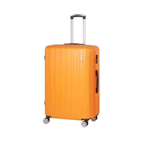 online Trolley Valigia Grande Rigido 4 Ruote con Combinazione in ABS Ravizzoni Stelvio Giallo Senape