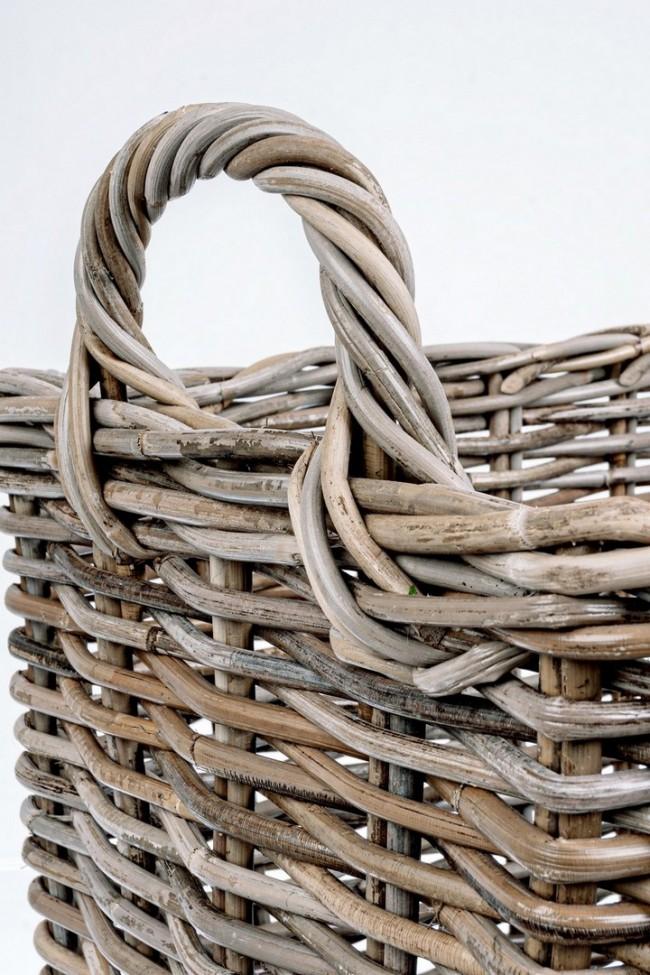 Set 2 Ceste 2 Maniglie Narra M in Fibre Naturali