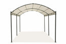 Gazebo da Giardino in Ferro 3x4 mt Soriani Tunnel Ecrù