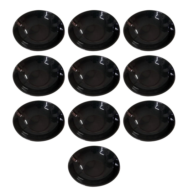 Set 10 Piatti Fondi in Porcellana Collection Vietri Grigio Antracite prezzo