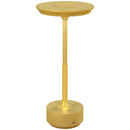 Lampada da Tavolo a LED Senza Filo Touch Ø13x28,5 cm Batteria Ricaricabile Oro