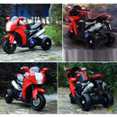 Moto Elettrica per Bambini 6V Kidfun Rossa con Effetto Fumo