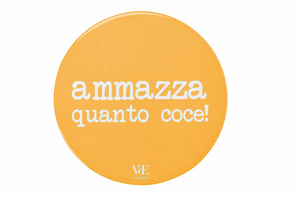 Runder Keramikuntersetzer mit Korkboden 16 cm Villa d'Este Home Tivoli Spqr sconto