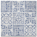 Quadro in legno blu quadro cm 80x80xh3,5