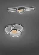 Plafoniera da Interno a LED in Alluminio Nero Opaco