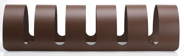 5-Sitzer Fahrradträger aus Eisen 90x30x23 cm Belfer Fahrradträger 42/PB Rost prezzo