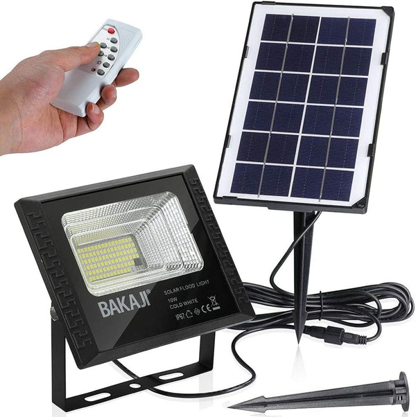 prezzo Faro LED 10W Pannello Solare Luce Esterno Alta Luminosita 200 lm + Telecomando