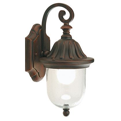 acquista Kleine Wandleuchte mit rostfarbenem Glas für Rice Sovil Outdoor-Linie