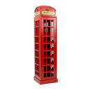 Cantinetta in Legno 44x44H171cm Cabina Telefonica Inglese