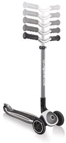 Monopattino 3 Ruote Pieghevole 5 Altezze Max 50 Kg Globber Master Grigio e Bianco