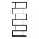 Libreria Alana 80x23,5x190,5 h cm in Truciolare bilaminato Antracite