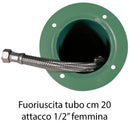 Fontana da Giardino con Doppio Rubinetto Belfer 42/ARRM Ruggine