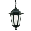 Lampada Sospesa Colore Nero per Esterno Linea Mini Esagonale Sovil