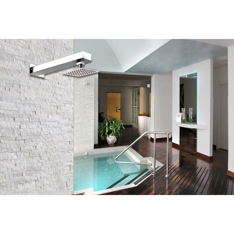 Braccio Doccia Bagno con Soffione in Acciaio Ama Luxury Demetra