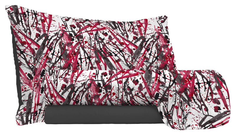 Set Lenzuola con Stampa Sopra Sotto e Federe Crazy Varie Misure