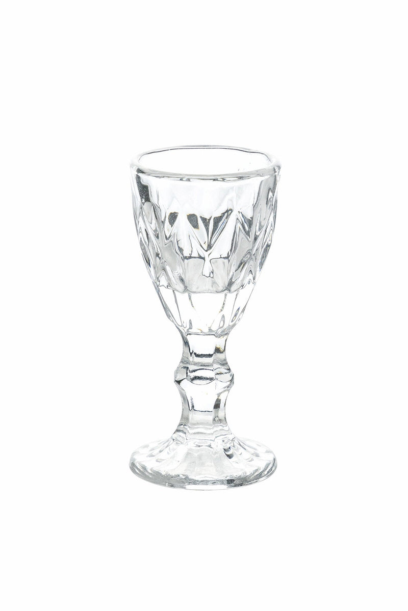 Set 6 Bicchierini per Liquore Ø5x10,5 cm in Vetro Villa d'Este Home Tivoli Prisma