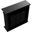 Camino a Bioetanolo da Pavimento 95x28x87 cm Flig Trenton Light Nero