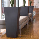 Vaso 34x86 cm in Resina Arkema Quadro 86 Blu
