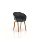 Set 4 Sedie 58x51x78 cm in Polipropilene Grigio