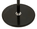 Appendiabiti da Terra Tree Ø36x172 cm in Metallo e Faggio e Marmo Nero e Marrone      