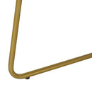 Set 2 Sedie Imbottite 44,5x59,5x91 cm in Flanella  Rosse