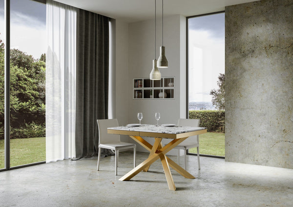 prezzo Tavolo Allungabile 120-380x90x77 cm Volantis Evolution Marmo