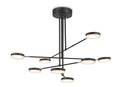 Lampada pendente Modern in Metallo e Acrilico Fad Nero