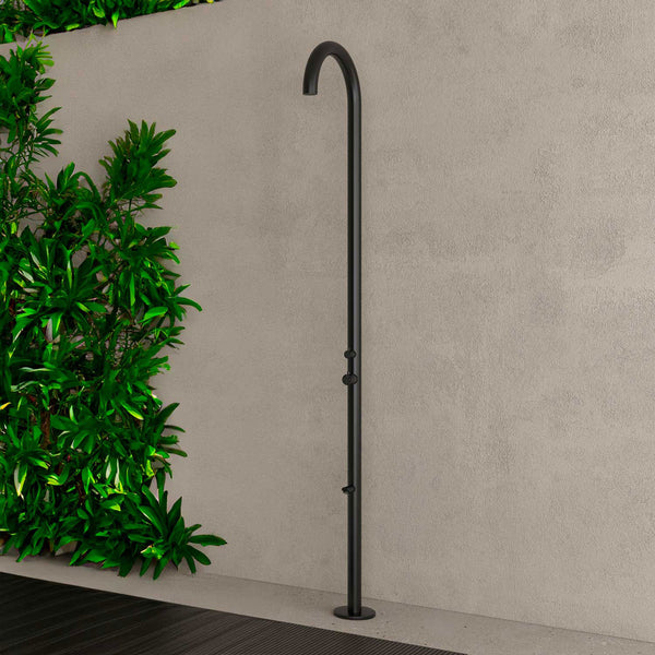 Doccia da Giardino in Acciaio Inox con Sistema C-box Sined Olbia Nero sconto