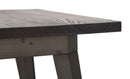 Tavolo Square Industrial 80x80x75 cm ELM Legno e Ferro Marrone