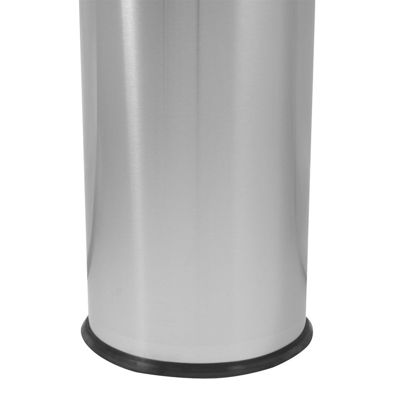 Cestino Gettacarte Posacenere Ø24,7 cm in Acciaio 10L per Interno Esterno