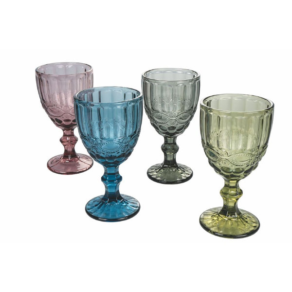 Set 4 Nobilis Glaskelche Villa d'Este Home Tivoli 4 verschiedene Farben prezzo
