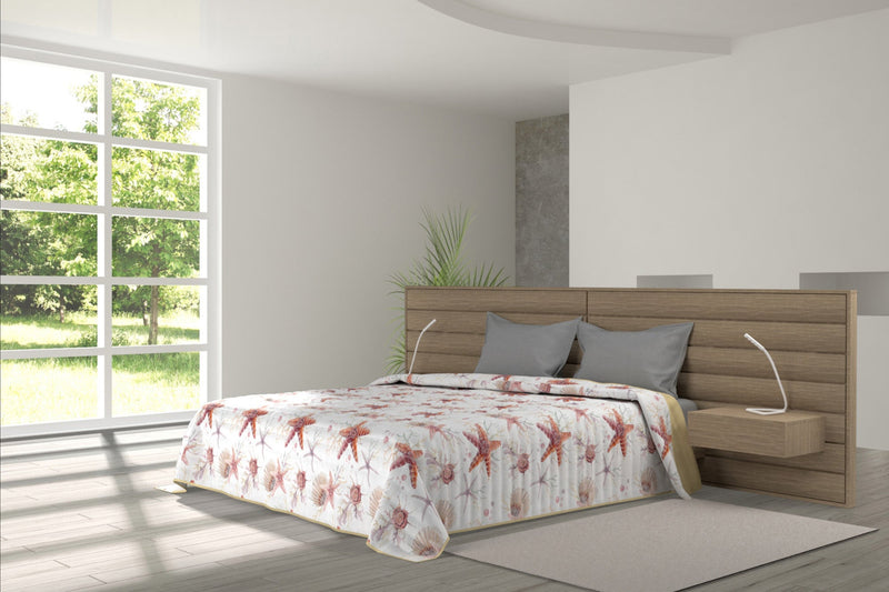 Trapuntino Doubleface con Stampa Starfish