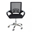 Poltrona da Ufficio Pollie Nera 52x56,5x85/95 h cm in Poliuretano Nero