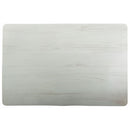 Set 6 Tovagliette Double Face 45x30x0,5 cm  in Plastica VdE Tivoli 1996 Wood Bianco
