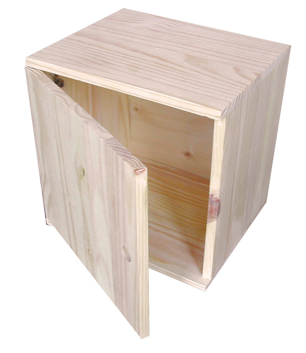 acquista Pensile 1 Anta 36x30x36 cm in Legno di Pino Naturale