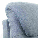 Poltrona Relax Reclinabile Manuale in Tessuto Marta Jeans