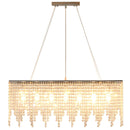 Lampadario Moderno a Gocce 80x20x130 cm E14 40W Argento