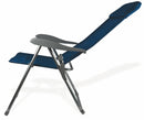 Sedia Mare Spiaggina Pieghevole in Alluminio Soriani Blu
