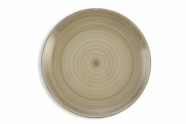 Set 6 Speiseteller aus Steinzeug Ø27x3,5 cm Villa d'Este Home Tivoli Baita 2 Grau und Blau acquista