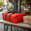 Borsa Termica Porta Pizze da Asporto 1/2 Mezzo Metro 3 o 4 Cartoni Safemi Express 4 Rossa