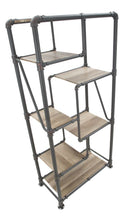 Libreria Manhattan Big 93x47x190 cm MDF e in Ferro