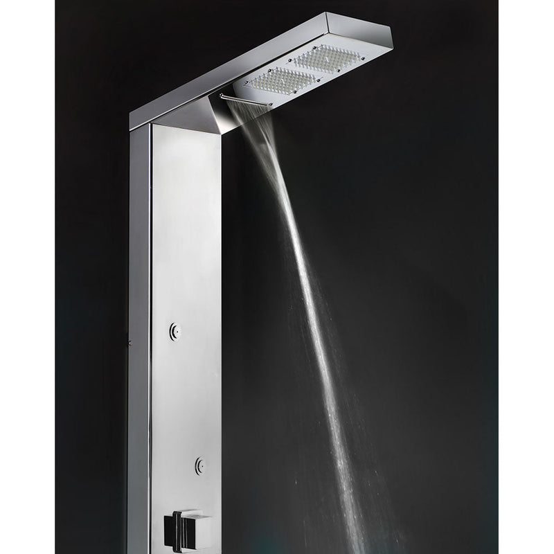 Colonna Doccia Soffioni Incassati Miscelatore Nebulizzatore in Acciaio Ama Luxury Cupido