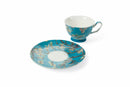 Set 6 Tazzine da Caffè Ø11,5x5 cm in Porcellana Villa d'Este Home Tivoli Japanese Azzurre