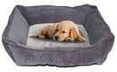Cuccia Imbottita per Cani e Gatti 44x34x15cm in Poliestere Relax Lady 