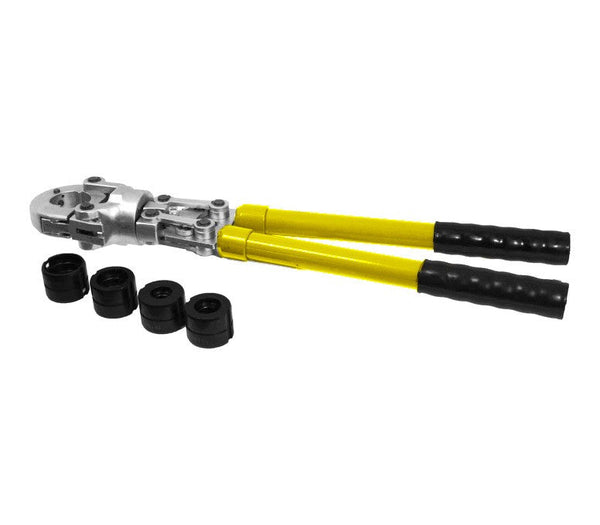 sconto Manuelle Presszange für Verbundrohrfittings mit 4 Einsätzen