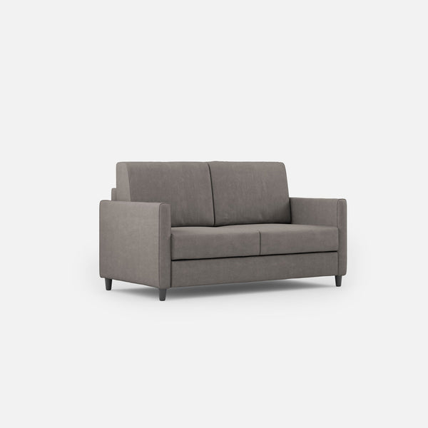 Divano 2 Posti 138x85x85 cm Karay in Tessuto Grigio sconto