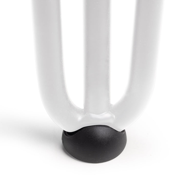Set di Gambe Hairpin di 3 Bastoncini per Tavolo H710 Verniciato Bianco Acciaio Emuca