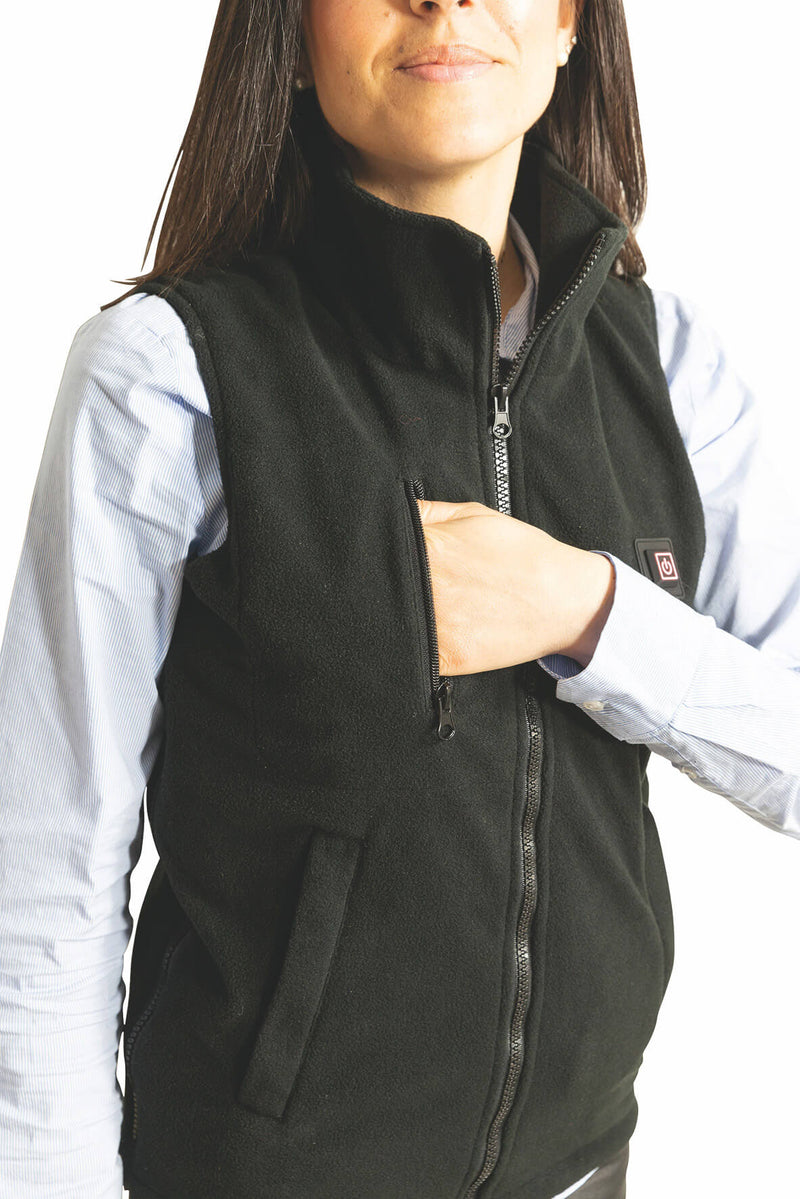 Gilet Riscaldante Unisex 3 Temperature con Powerbank Everest Nero Varie Taglie