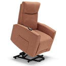 Poltrona Alzapersona Elettrica 2 motori 74x80x105 cm in Tessuto  Londra Terra