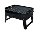 Barbecue a Carbone 50,5x34,5x31,5 cm Pieghevole in Acciaio Adventure Nero